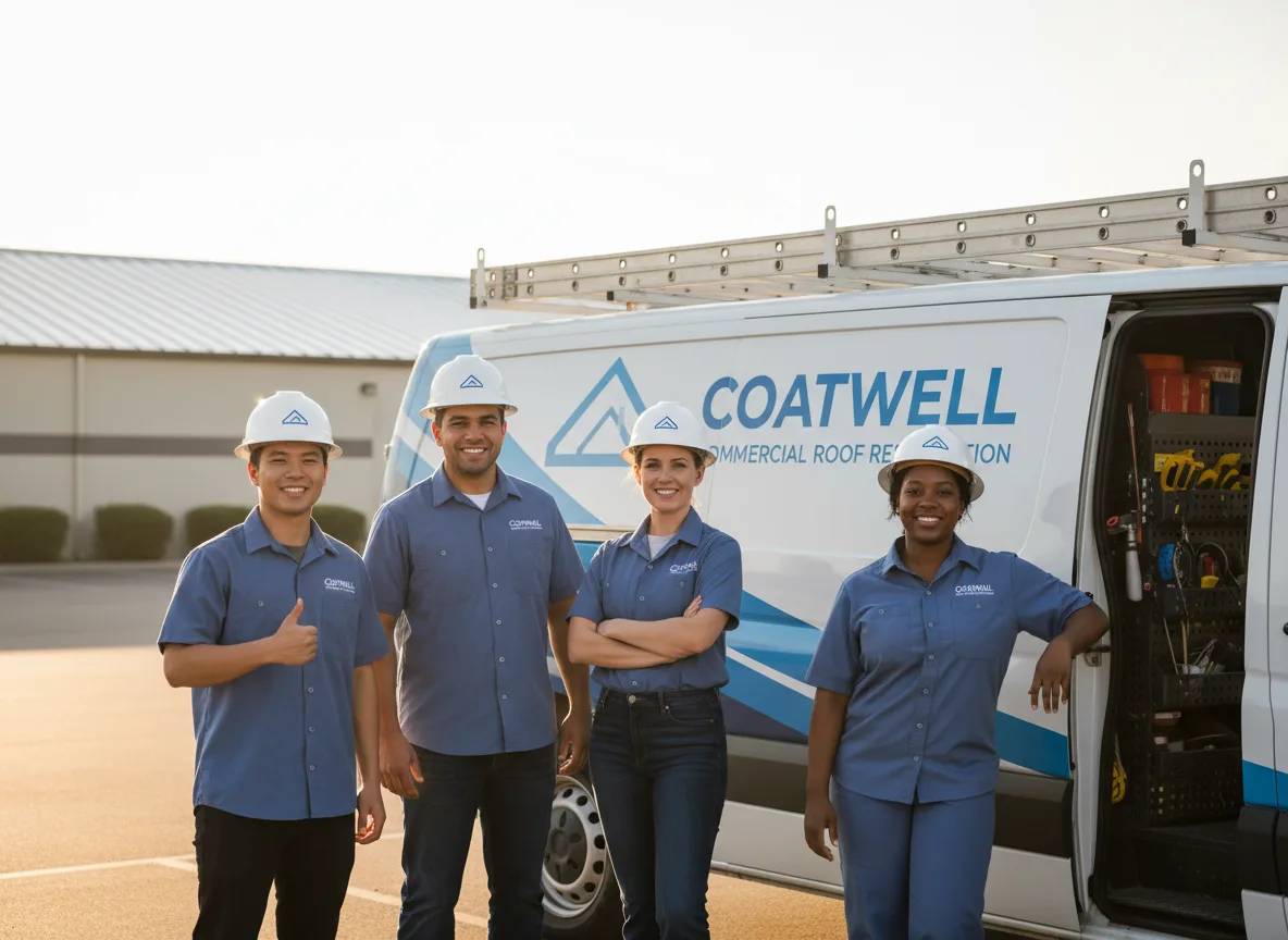 Commercial roof coating company in Tryon, OK